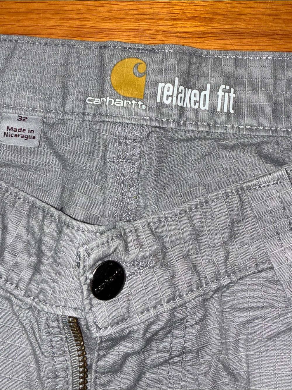 Carhartt Men's Relaxed Fit Gray Pants